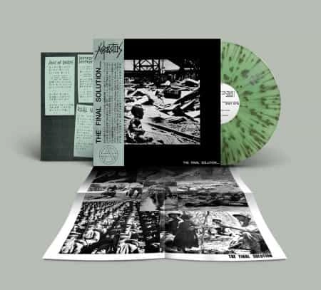 ASBESTOS / アスベストス / THE FINAL SOLUTION.... (LP/DIEHARD SPLATTER GRAY ON COKE BOTTLE GREEN VINYL)