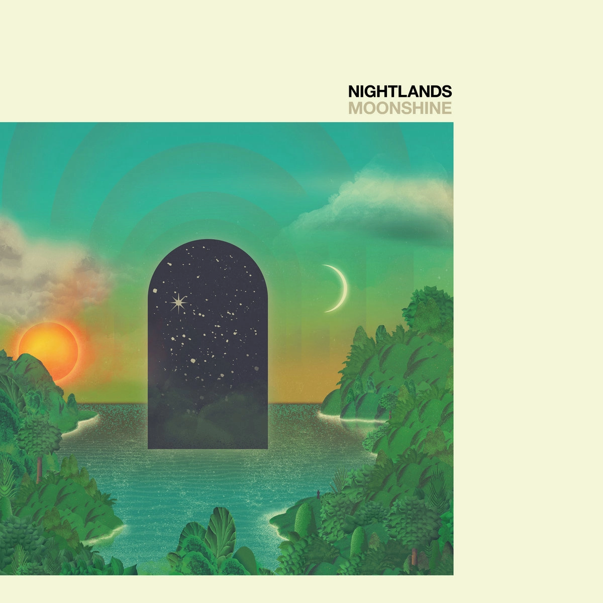 NIGHTLANDS / MOONSHINE (LP - YELLOW & ORANGE)