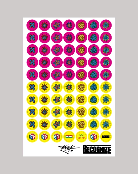 RECOGNIZE × JOE BUCK / RECOGNIZE × JOE BUCK DAISY MARKING SEALS