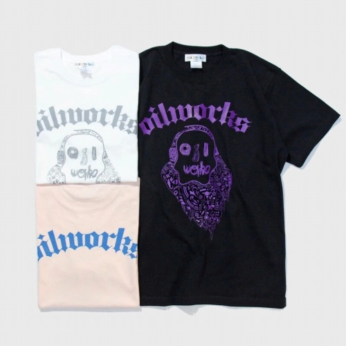 V.A. (OILWORKS CLOTHING) / OILWORKS LOGO 2022 T-SHIRTS (WHITE L)