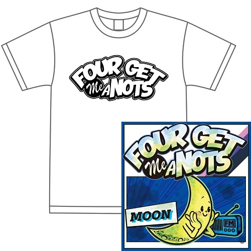 FOUR GET ME A NOTS / M/MOONTシャツ付きセット（白）