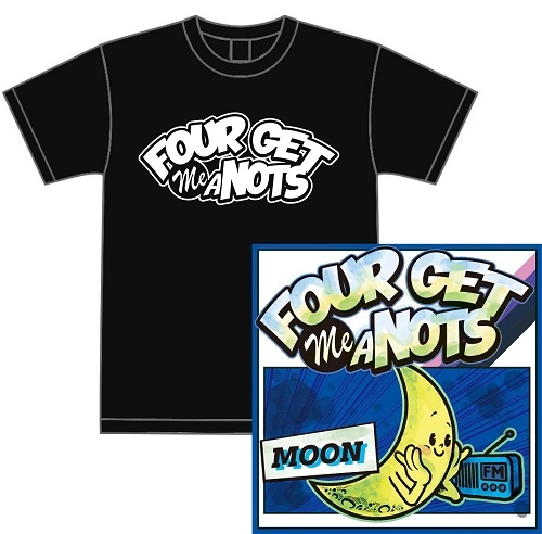 FOUR GET ME A NOTS / L/MOONTシャツ付きセット（黒）