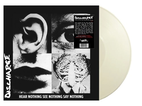DISCHARGE / ディスチャージ / HEAR NOTHING SEE NOTHING SAY NOTHING (LP/WHITE VINYL)