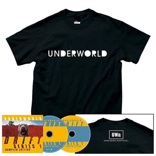 UNDERWORLD / アンダーワールド / DRIFT SERIES 1 - SAMPLER EDITION（DELUXE EDITION）来日記念廉価盤 Tシャツ S