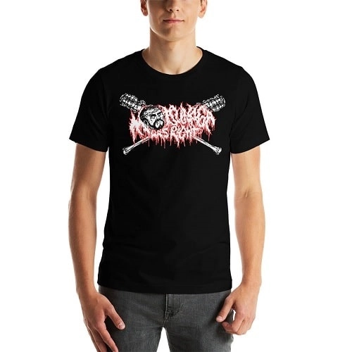 MATSUNAGA WAS RIGHT / M/BARBED WIRE BASEBALL BAT LOGO T-SHIRT