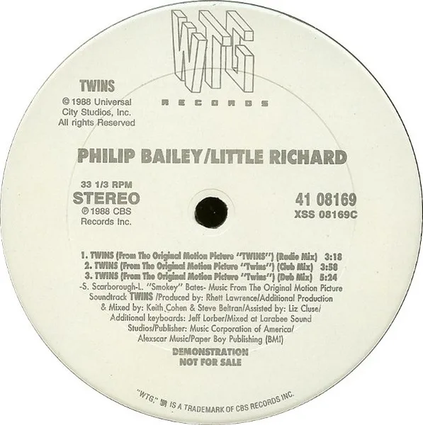 PHILIP BAILEY AND LITTLE RICHARD / TWINS
