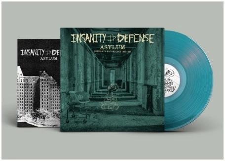 INSANITY DEFENSE / ASYLUM - COMPLETE RECORDINGS 1983-1985 (LP/DIEHARD SEABLUE GREEN VINYL)