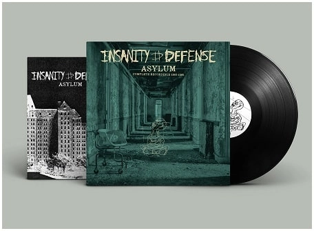 INSANITY DEFENSE / ASYLUM - COMPLETE RECORDINGS 1983-1985 (LP/SOLID BLACK VINYL)