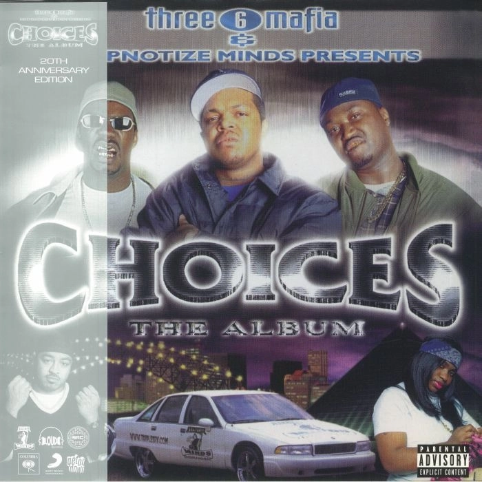 THREE 6 MAFIA / スリー・6・マフィア / "CHOICES: ALBUM ""2LP""(20th Anniversary Edition)(CLOUDY CLEAR VINYL)"