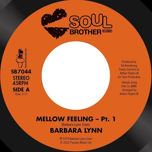 BARBARA LYNN / バーバラ・リン / MELLOW FEELING PT.1 & PT.2