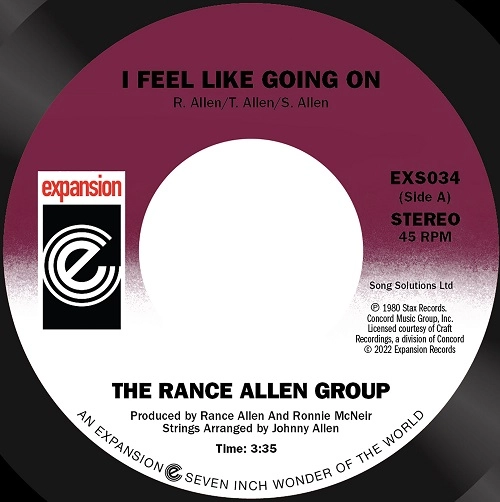 RANCE ALLEN GROUP / ランス・アレン・グループ / I FEEL LIKE GOING ON / CAN'T GET ENOUGH