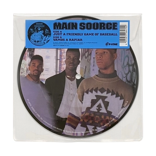 MAIN SOURCE / Just A Friendly Game Of Baseball / Vamos A Rapiar 7"（PICTURE VINYL） / JUST A FRIENDLY GAME OF BASEBALL / VAMOS A RAPIAR 7"(PICTURE VINYL)