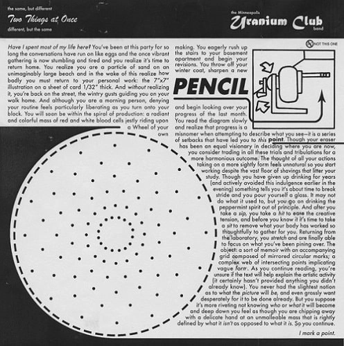 MINNEAPOLIS URANIUM CLUB / TWO THINGS AT ONCE (AGAIN) (7")