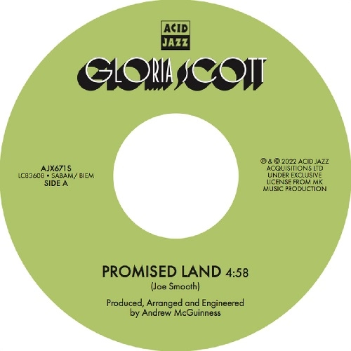 GLORIA SCOTT / グロリア・スコット / PROMISED LAND/PROMISED LAND (INSTRUMENTAL)