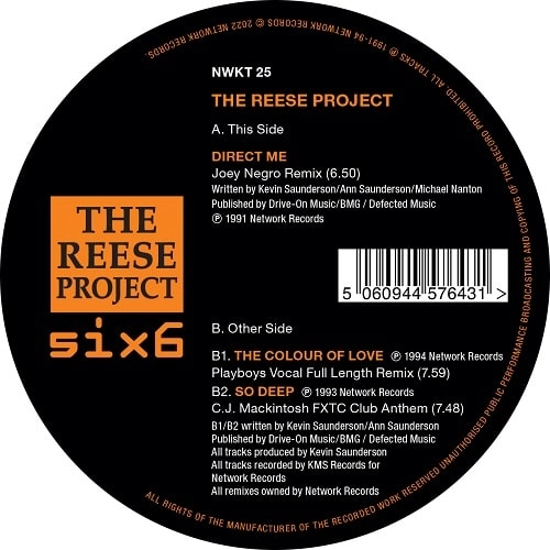 REESE PROJECT / リース・プロジェクト / REMIXES (JOEY NEGRO, PLAYBOYS, C.J. MACKINTOSH)