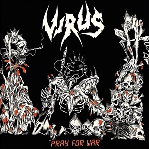 VIRUS / PRAY FOR WAR (WHITE / RED SPLATTER VINYL)