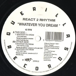 REACT 2 RHYTHM / WHATEVER YOU DREAM