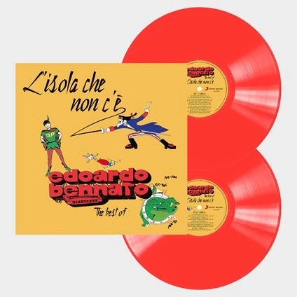 EDOARDO BENNATO / エドアルド・ベンナート / L'ISOLA CHE NON C'E: LIMITED RED COLOR VINYL