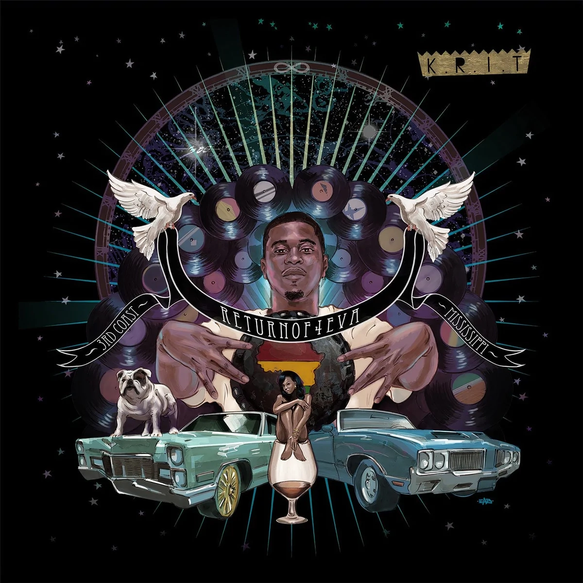 BIG K.R.I.T. / ビッグ・クリット / RETURN OF 4EVA "2LP"