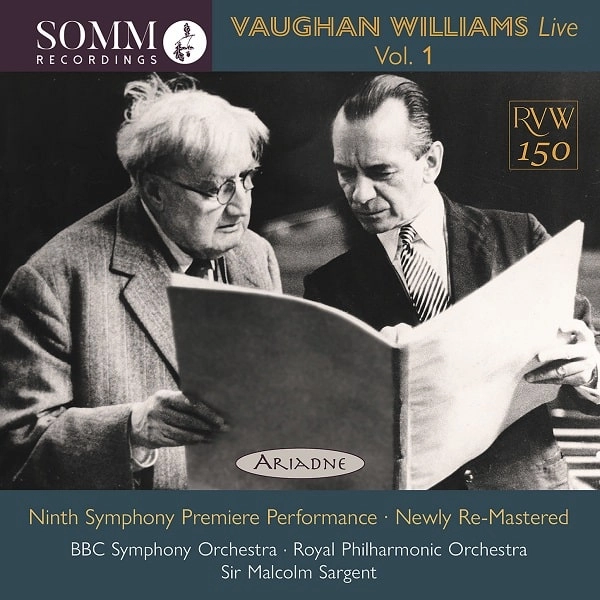 MALCOLM SARGENT / マルコム・サージェント / V.WILLIAMS LIVE VOL.1