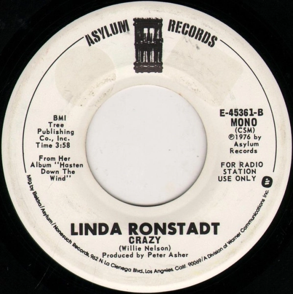 LINDA RONSTADT / リンダ・ロンシュタット / CRAZY