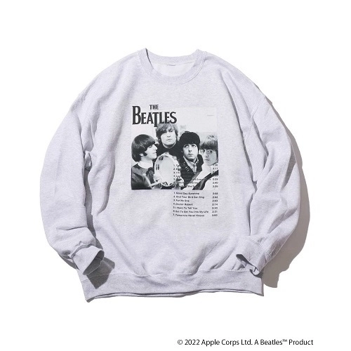BEATLES / ビートルズ / REVOLVER CREWNECK SWEATSHIRT ASH L