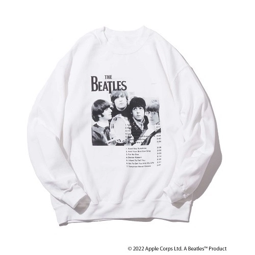 BEATLES / ビートルズ / REVOLVER CREWNECK SWEATSHIRT WHITE M