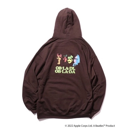 BEATLES / ビートルズ / OB-LA-DI, OB-LA-DA HOODIE BROWN XL