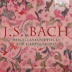 PIETER-JAN BELDER / ピーテル=ヤン・ベルダー / BACH:MISCELLANEOUS PIECES FOR HARPSICHORD