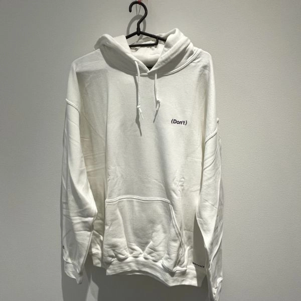 UNTRACE X TECHNIQUE FEAT. CRISTIAN VOGEL / HOODIE WHITE x DARK NAVY SIZE:M