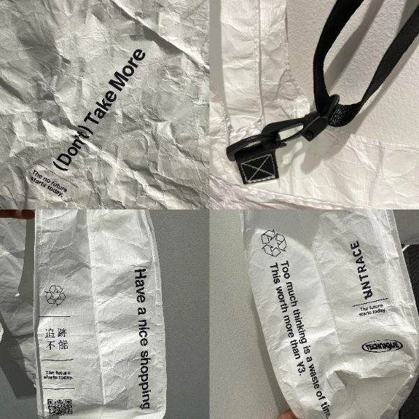UNTRACE X TECHNIQUE FEAT. CRISTIAN VOGEL / EASY BACK NAVY (BIG STRAP TYVEK BAG)