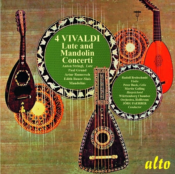 JORG FAERBER / イェルク・フェルバー / 4 VIVALDI:LUTE AND MANDOLIN CONCERTI