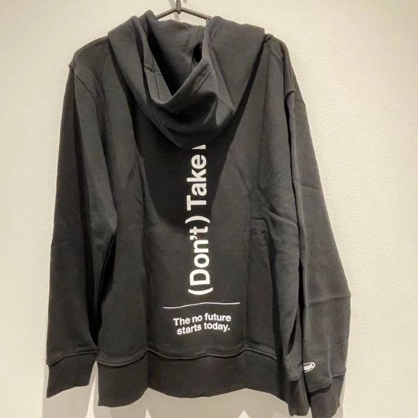 UNTRACE X TECHNIQUE FEAT. CRISTIAN VOGEL / ZIP HOODIE BLACK SIZE:XL