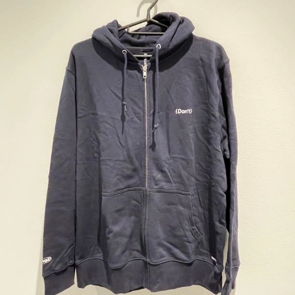 UNTRACE X TECHNIQUE FEAT. CRISTIAN VOGEL / ZIP HOODIE NAVY SIZE:M