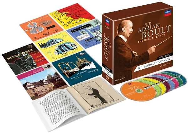 ADRIAN BOULT / エイドリアン・ボールト / THE DECCA LEGACY VOL.3 19TH&20TH CENTURY MUSIC / DECCA LEGACY VOL.3 19TH&20TH CENTURY MUSIC