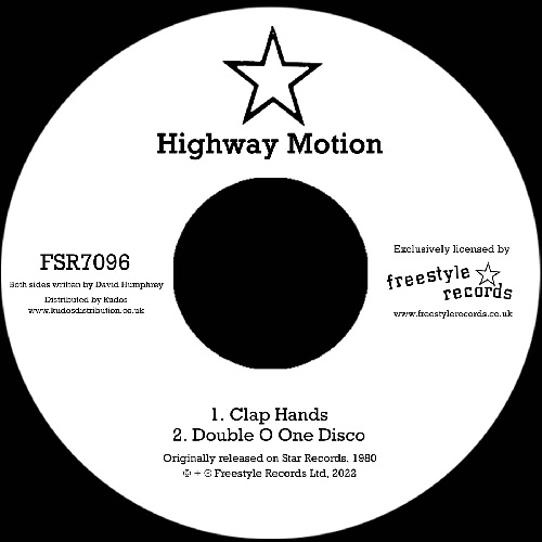 HIGHWAY MOTION / CLAP HANDS / DOUBLE O ONE DISCO