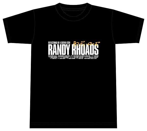 RANDY RHOADS / ランディ・ローズ / ランディ・ローズオリジナルTシャツ（ロゴver.）L