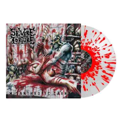SEVERE TORTURE / MISANTHROPIC CARNAGECLEAR/RED SPLATTER VINYL