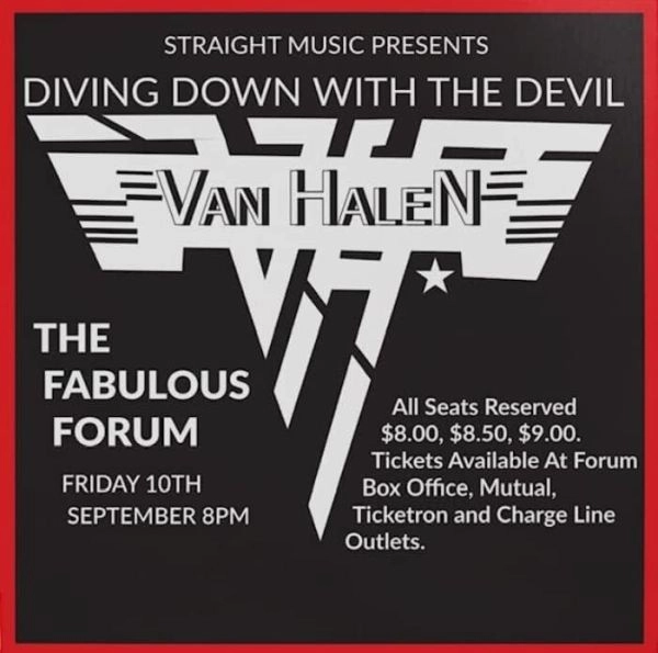 VAN HALEN / ヴァン・ヘイレン / ダイビング・ダウン・ウィズ・ザ・デビル / DIVING DOWN WITH THE DEVIL- LIVE AT THE LA FORUM 1982