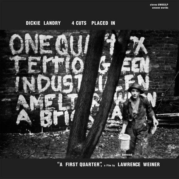 DICKIE LANDRY (RICHARD LANDRY) / 4 CUTS PLACED IN "A FIRST QUARTER" (LP - BLACK)