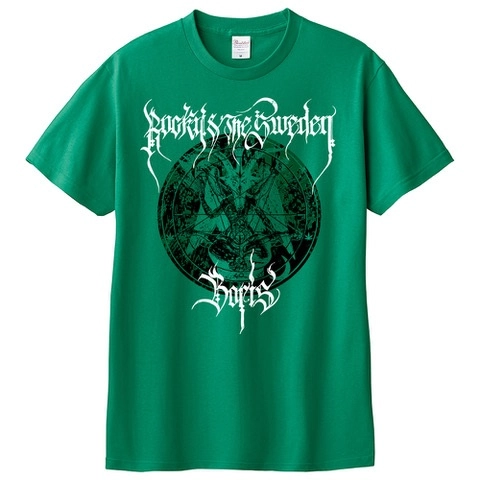ROCKY & THE SWEDEN / Boris / SPLIT T-SHIRT(M/GREEN)