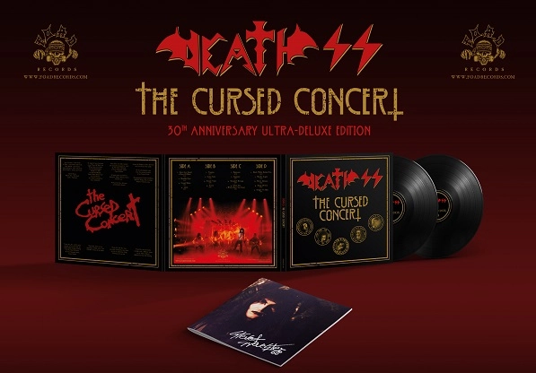 DEATH SS / CURSED CONCERT - 30TH ANNIVERSARY EDITION (SOLID BLACK VINYL)