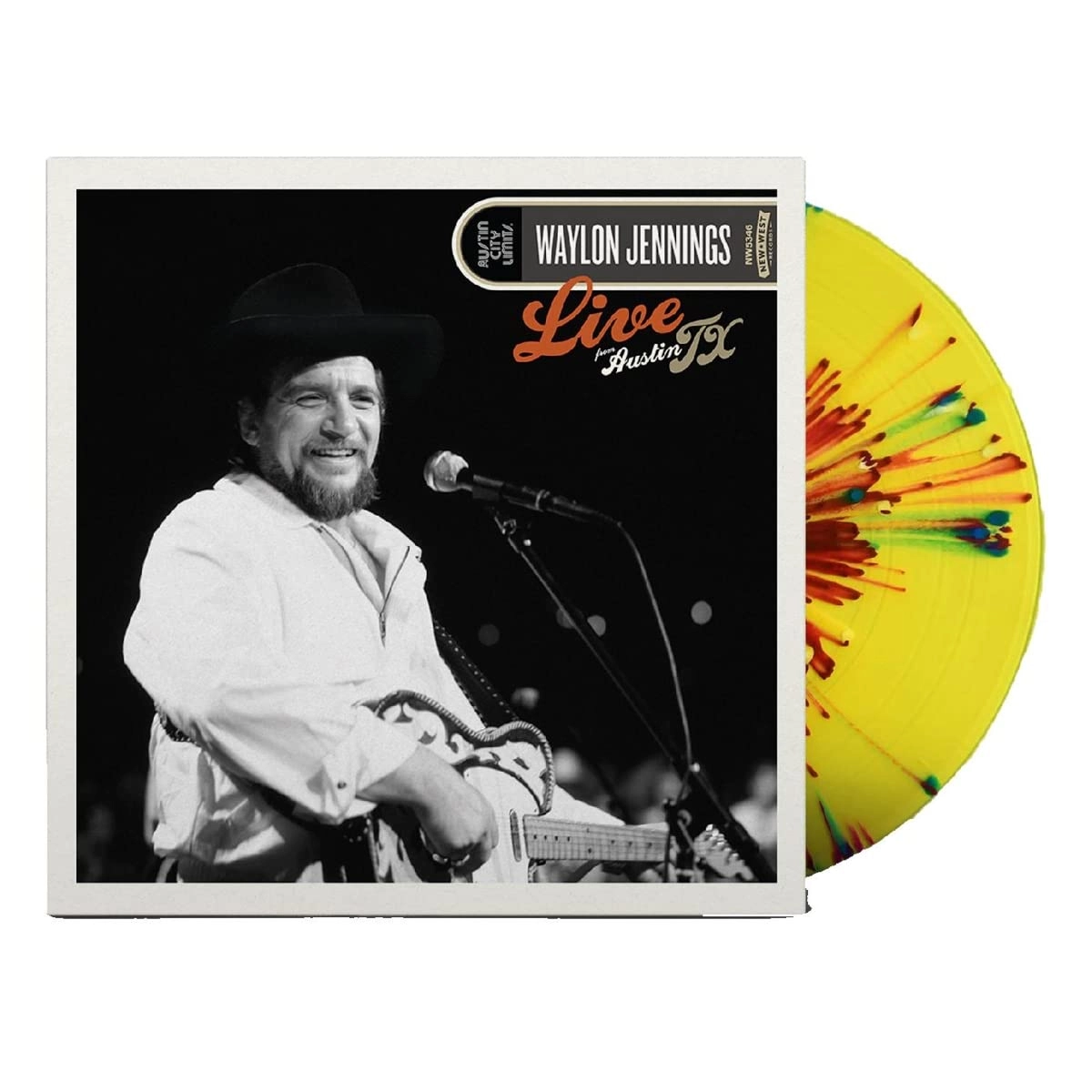 WAYLON JENNINGS / ウェイロン・ジェニングス / LIVE FROM AUSTIN, TX '84 (RED/YELLOW SPLATTER VINYL)