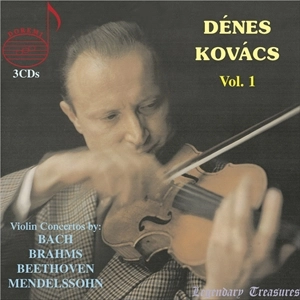 DENES KOVACS / デーネシュ・コヴァーチ / VIOLIN CONCERTOS BY BACH/BRAHMS/BEETHOVEN/MENDELSSSOHN VOL.1
