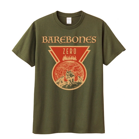 BAREBONES / ベアボーンズ / ZERO T-SHIRT(XXL/olive)