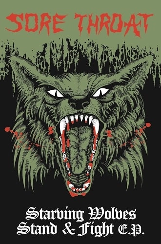 SORE THROAT / ソア・スロート / STARVING WOLVES STAND & FIGHT, E.P (CASSETTE)