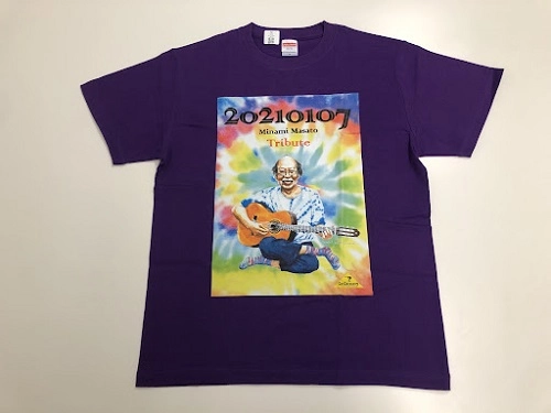 MASATO MINAMI / 南正人 / 南正人トリビュートアルバム記念TシャツPURPLE（L）