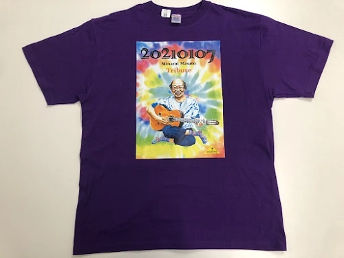 MASATO MINAMI / 南正人 / 南正人トリビュートアルバム記念TシャツPURPLE（XXL)