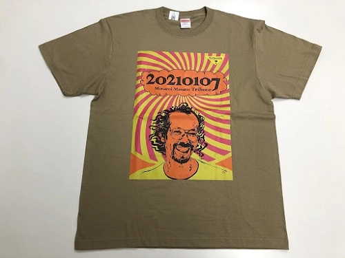 MASATO MINAMI / 南正人 / 南正人トリビュートアルバム記念TシャツKHAKI（L）