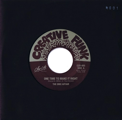 DMX AFFAIR / ONE TIME TO MAKE IT RIGHT / YOUR TIME TO MAKE IT RIGHT